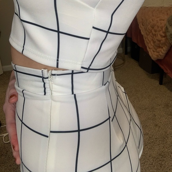 grid pant set - Picture 3 of 7